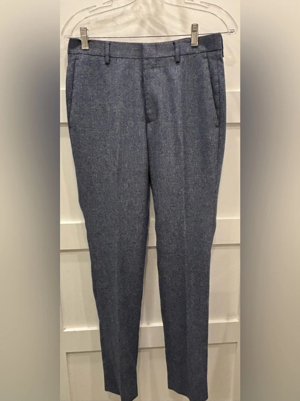 J. Crew  Thompson Navy Heather Two-Button Sport Coat & Tapered Leg Trousers